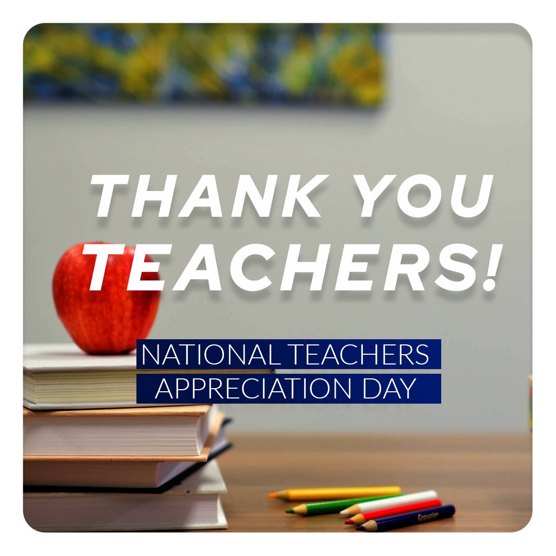 SenStabenow's tweet photo. Teaching is one of the most important jobs out there. Let’s celebrate all our teachers and school staff who step up for our kids every day. Happy Teacher Appreciation Day! https://t.co/CJ7BYnGYcx