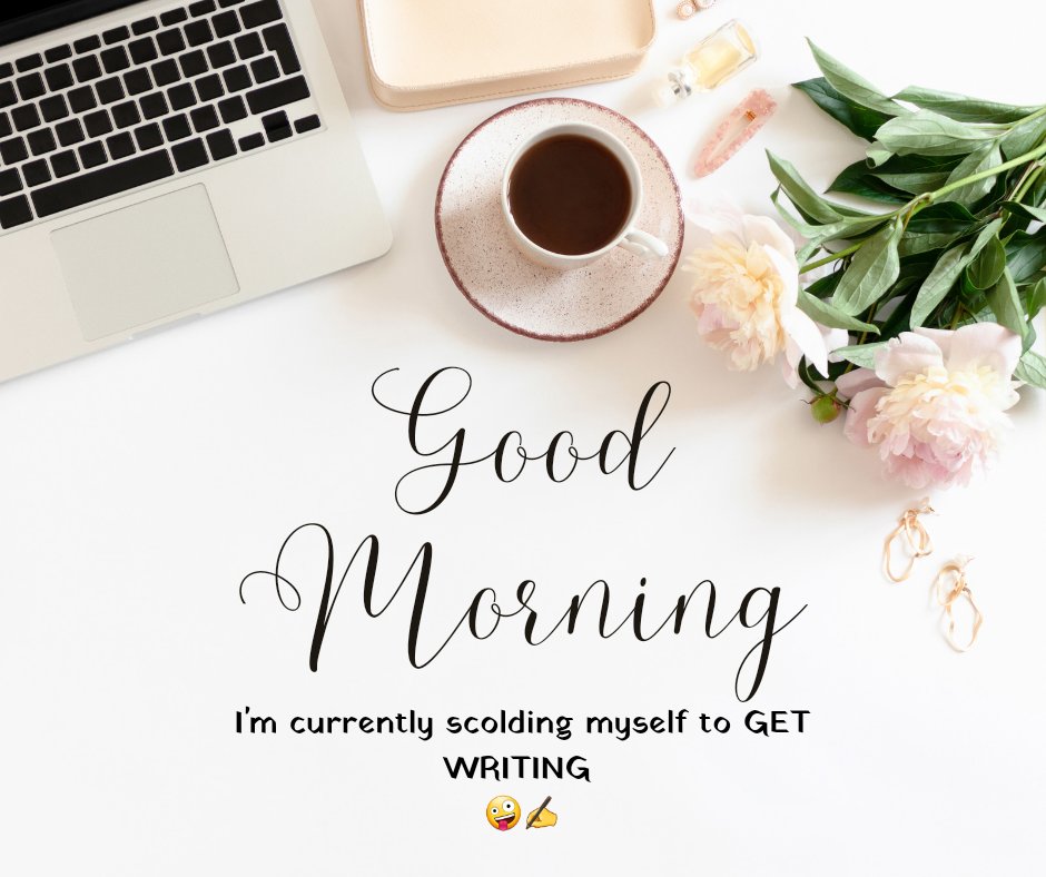 Gooooooood Morning!!!!

I'm just here staring at my Scivener like it can magically sense the scene in my head. In other words, I'm scolding myself to GET WRITING! 🤪✍️

What are your writing goals today?

#amwriting #amwritingromantasy #WritingCommunity