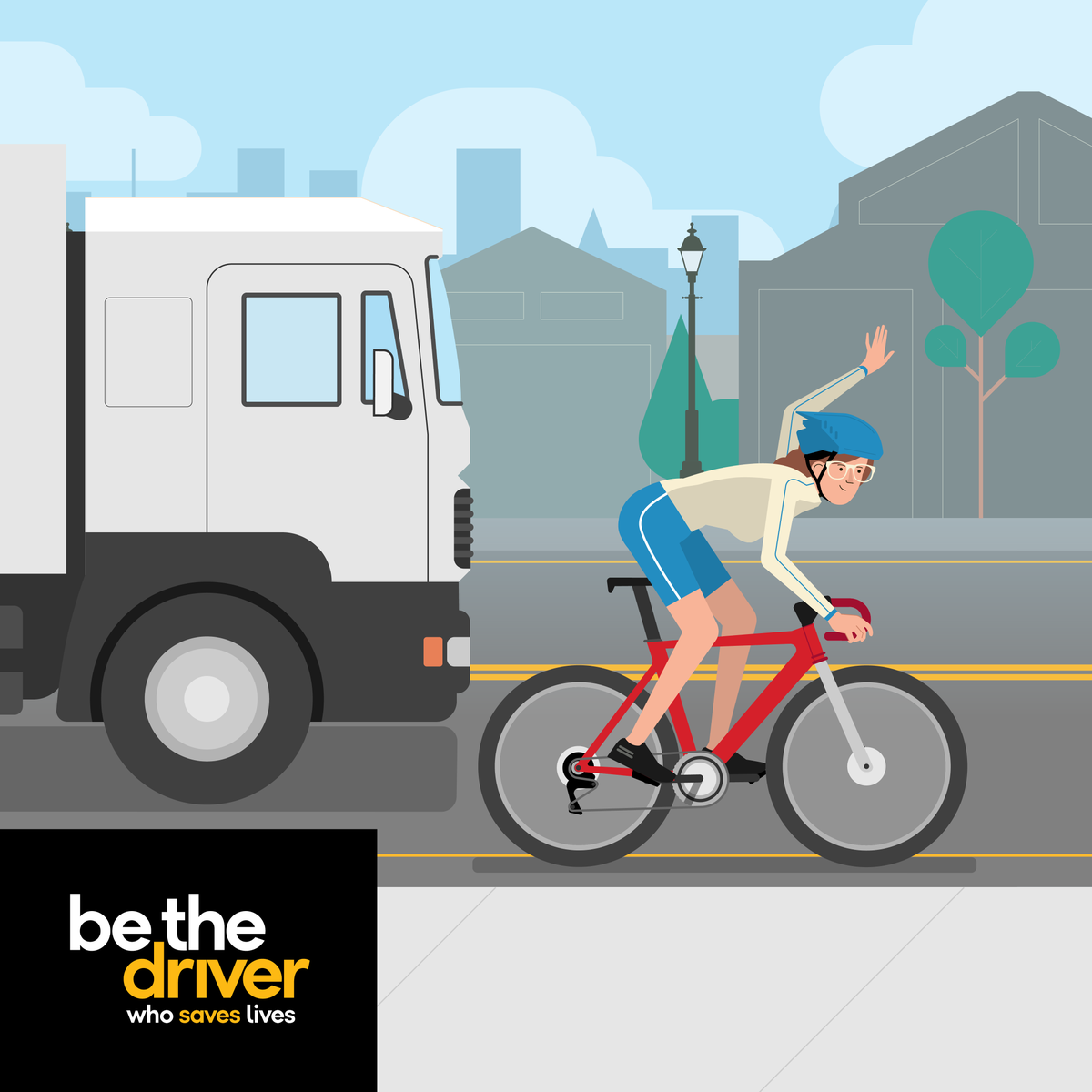 Show your bike some love with a safety check-up: Inspect for proper fit and function, including tires, brakes, handlebars and seats. #BicycleSafety #BeTheDriver