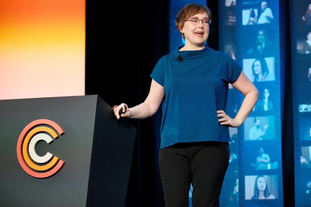 Welcome to #Confab2023! The one and only Kristina <a href="/Halvorson/">Kristina Halvorson</a> is here to get the content strategy celebration started. 🥳