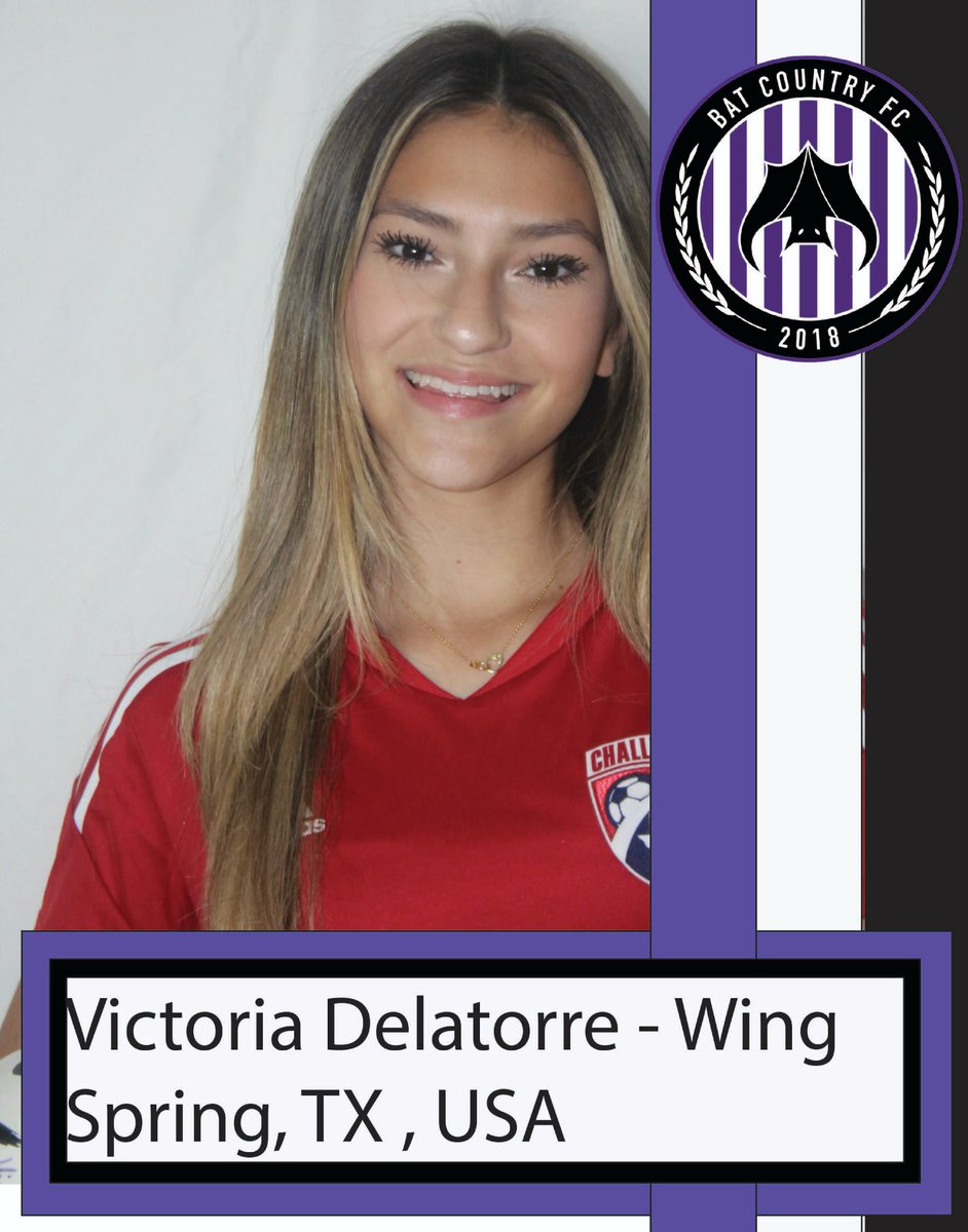 WELCOME TO BAT COUNTRY, VICTORIA!! #PATH2PRO @WPSL #SOCCER #CENTEX #TEMPLETX  @victoriadlt2026