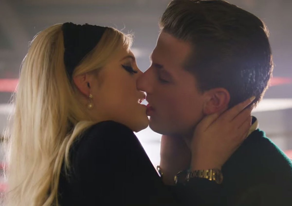 PopCrave's tweet photo. Meghan Trainor reveals she and Charlie Puth made out in the studio when they recorded their 2015 duet “Marvin Gaye.” https://t.co/aOxmsz6Ct4