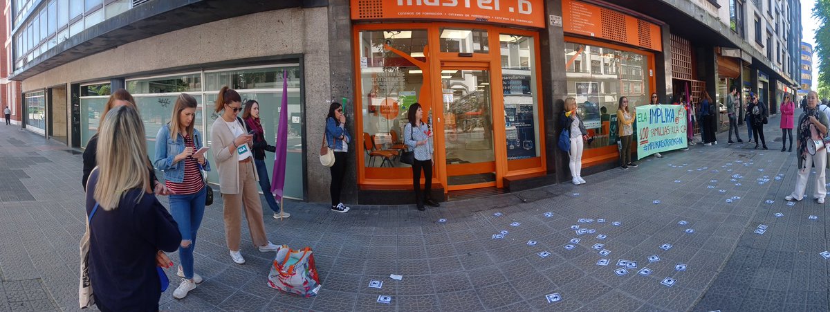 Implikaborrokan's tweet photo. 4️⃣8️⃣ días en #huelga para denunciar que la empresa @Implika_Formac ión ahora llamada OBICEX ha despedido a 8️⃣7️⃣ personas en su sede de Bilbao.
Ya han ejecutado los #despidos en el resto de sedes.
#Implikaborrokan
#150despidos https://t.co/EdI7G0ivbc