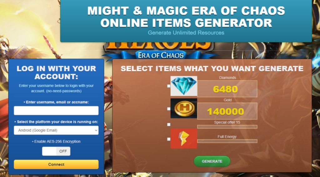 MobileCheats1's tweet photo. https://t.co/8ucTvGLcYj

MIGHT &amp; MAGIC: ERA OF CHAOS GAME HACK CHEAT MOD ONLINE GENERATOR #mightandmagic #mightandmagiceraofchaos #eraofchaos https://t.co/0n3OzkN0Ee