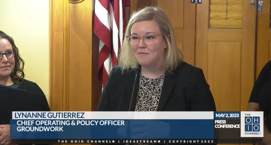 GroundworkOhio's tweet photo. Hearing now from @LynanneWolf on #NationalBabyDay how Ohio babies are dying at a higher rate than most other states. The policies that are part of #HB7 will help to provide the vital early support needed when their brains are developing rapidly from 0-3. https://t.co/KoLR9CXWHe
