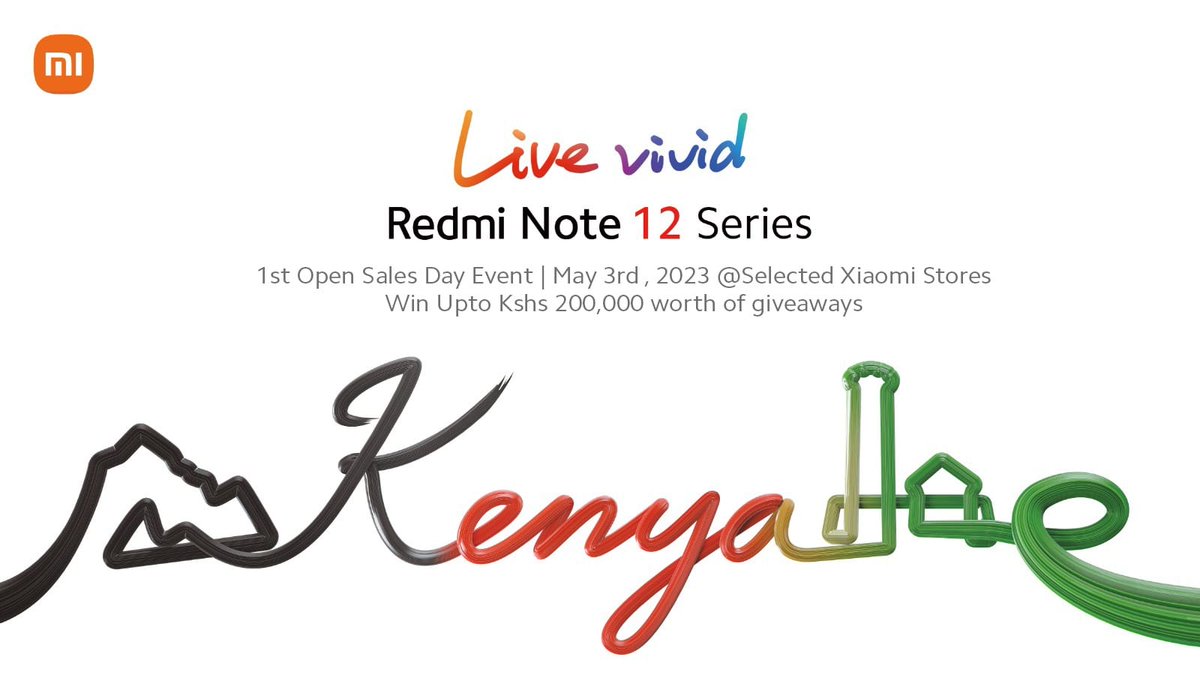 muli_brian_'s tweet photo. The live is about to start now. Remember you can win a phone today and 200k. Just tune in at 6am
#RedmiNote12SeriesKE

Redmi Note12 Launch https://t.co/BjdzwwxbMy