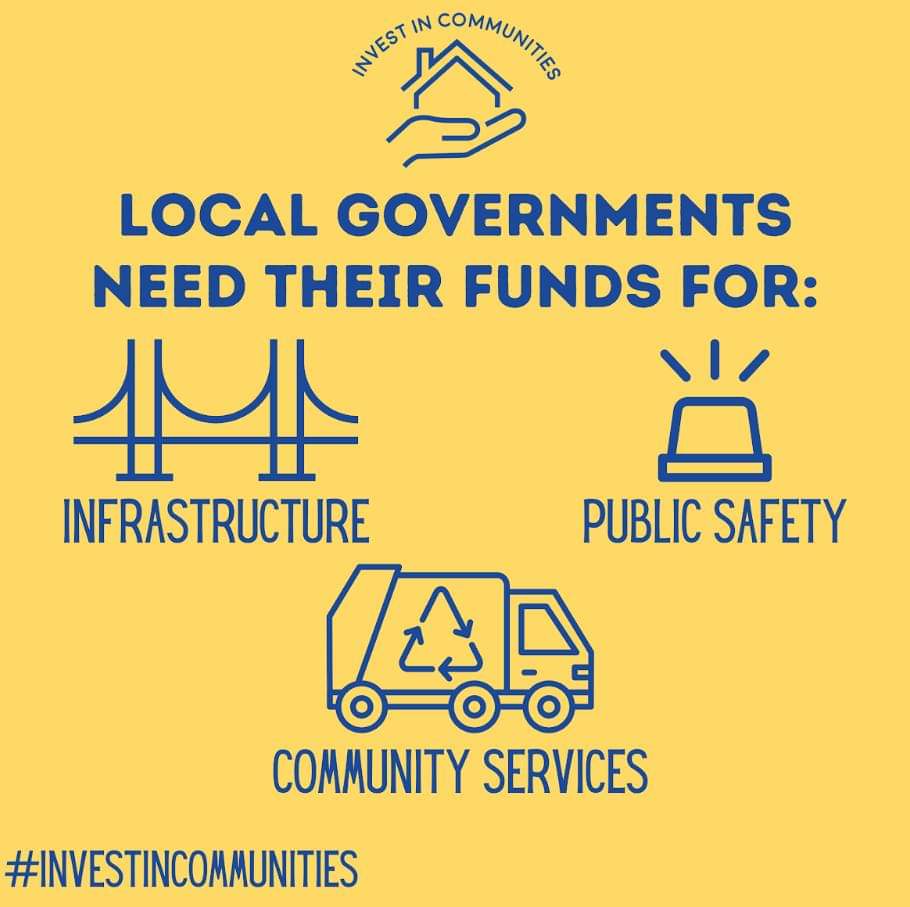 NWMCLegislative's tweet photo. Local governments rely on shared income tax revenue to invest in lead service line replacement, police body cameras &amp; training and needed repairs to roads, sidewalks and bridges.

Click here to learn more and tell your legislators to #InvestInCommunities: 
https://t.co/CYZ6MZP71y https://t.co/2JBC8UIMlt