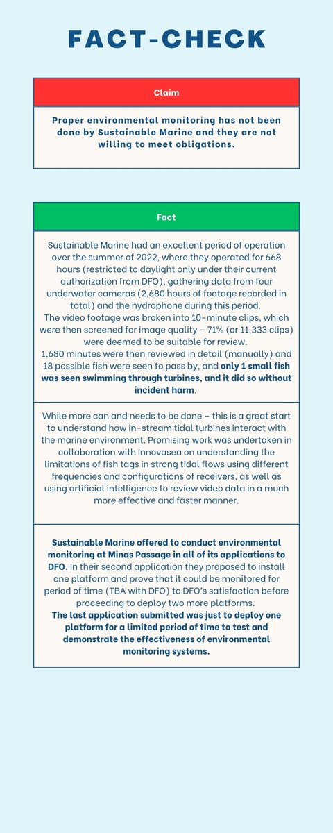 Misleading statements are being made about our technology and our company following the disappointing news that we have had to suspend our project at Grand Passage.  We believe facts are important.  Below is information to correct these statements: