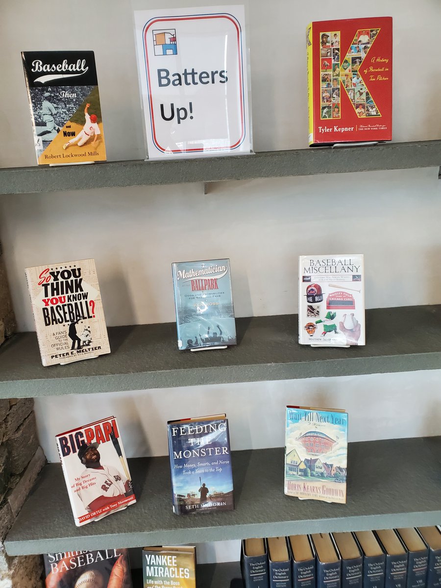 Batter up! Check out our new display on baseball to start off your month with a little taste of America's national pastime.