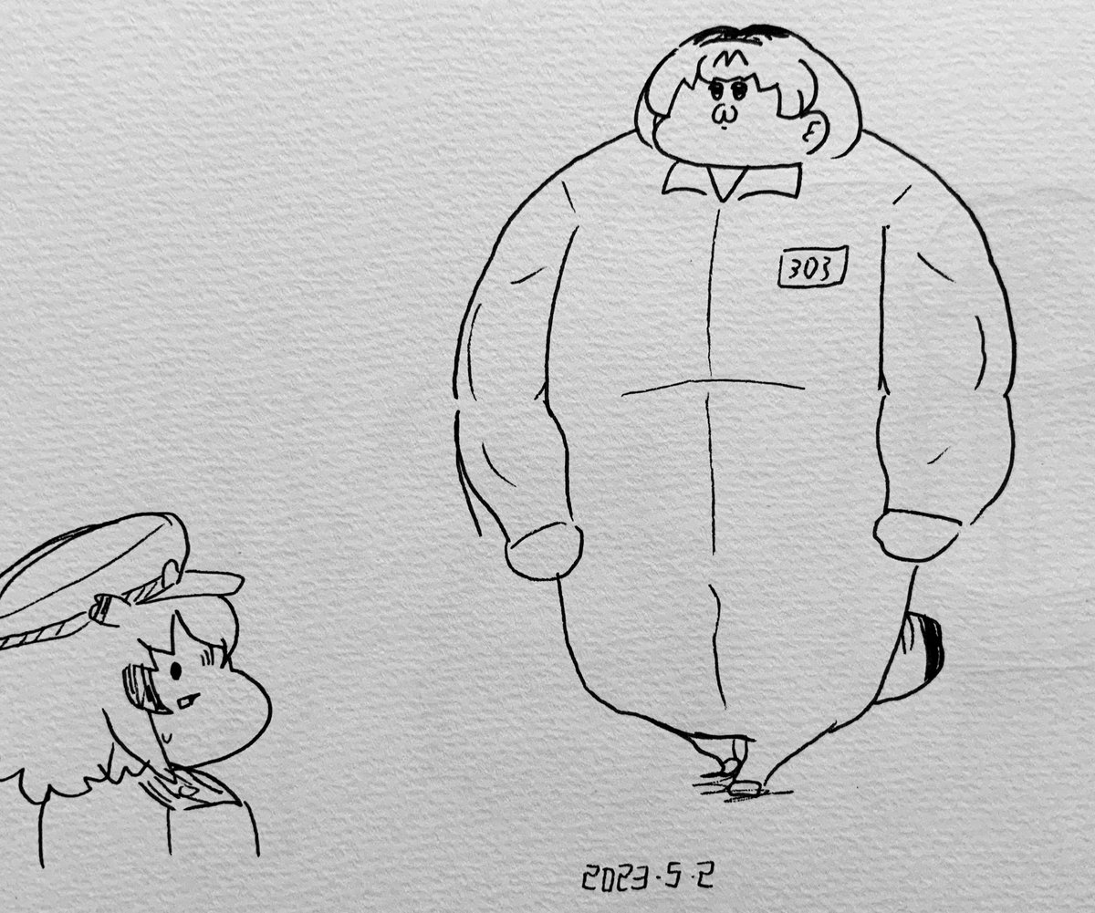 監獄の食事だけでは作り得ない身体に日々進化していった囚みん303