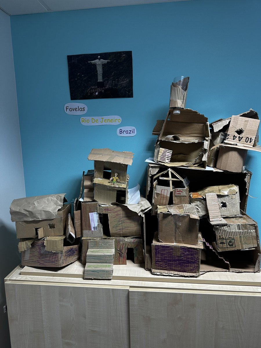 S2 have been studying favelas in Brazil. They used recycled materials to create their own makeshift housing (with challenges along the way). The houses were then put together to create a favela. #brazil #development #recycling #favelas #geography