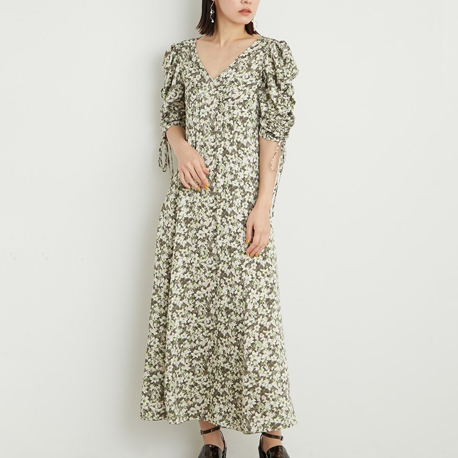 橋本環奈さん(王様に捧ぐ薬指)着用】コードレースコンビシャツワンピース