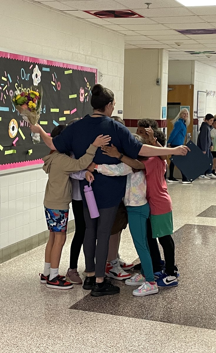 HorizonElem's tweet photo. We are incredibly proud to honor our café manager, Alexandra Adams! Admin reps and her family joined us in surprising her with the HRTD School Nutrition Worker of the Year award this morning. She is SO deserving and SO loved by all the staff and students!💝https://t.co/1BEngjlR6B https://t.co/Sm0xLw4KSX