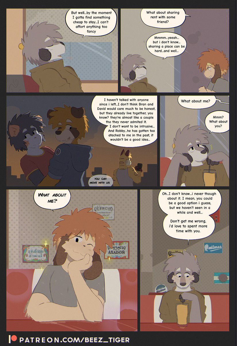 Cam Friends ch4_Page 16 &amp; 17
 *wink wink, nudge nudge* 
patreon.com/Beez_Tiger