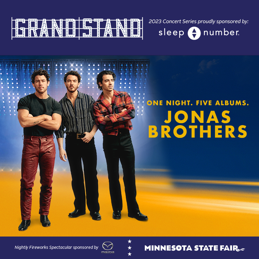 Jonas Brothers the final act announced for 2023 State Fair Grandstand  Series - Bring Me The News