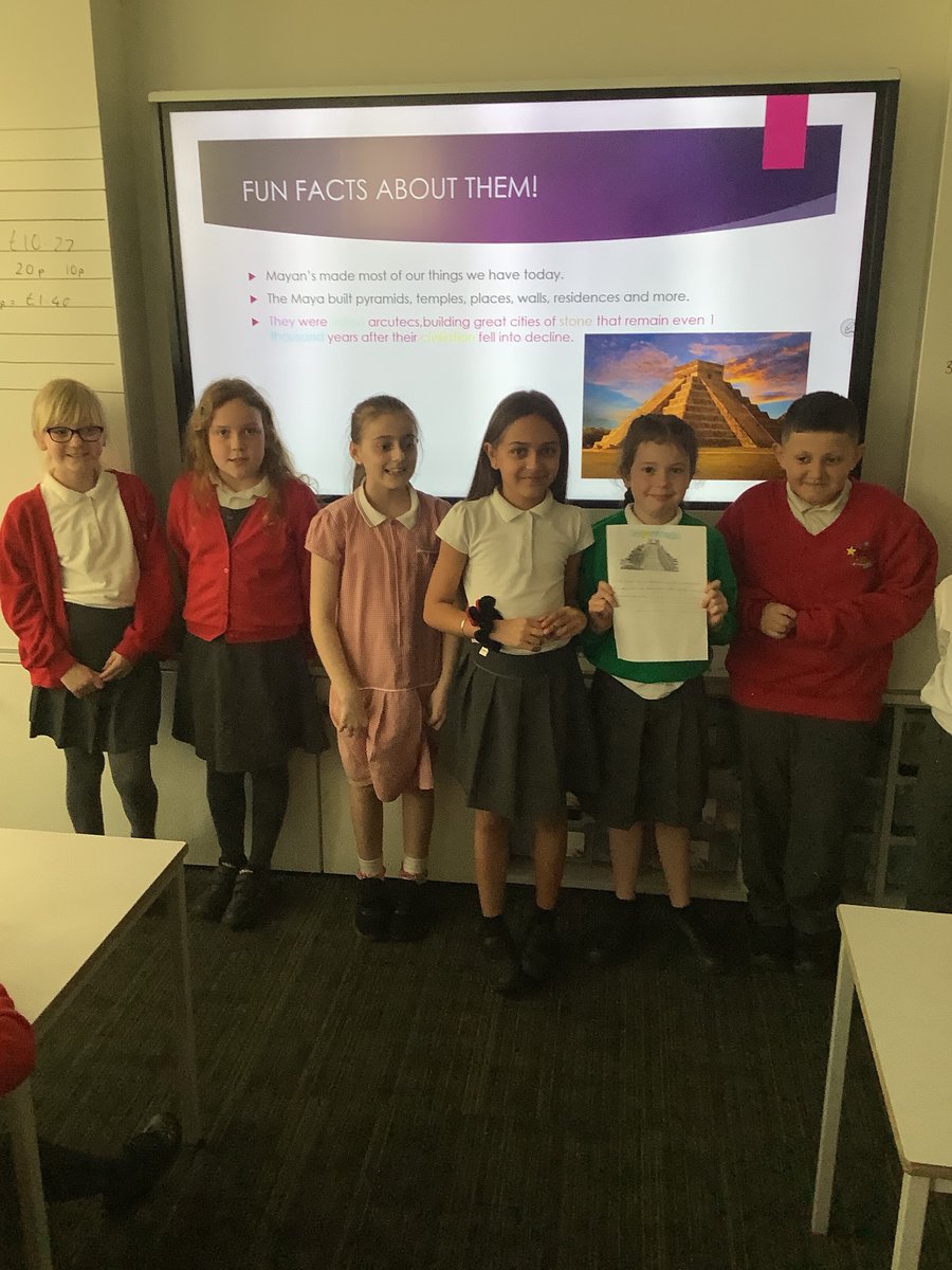 westheathprim's tweet photo. Class 10 collaborated this afternoon researching about different Mayan inventions! They then presented their invention to the rest of the class 'Dragon Den' style to try to discover the best Mayan invention!

#WHPSClass10 #WHPSHistory #WHPSTopic https://t.co/4yTtHNt2KZ