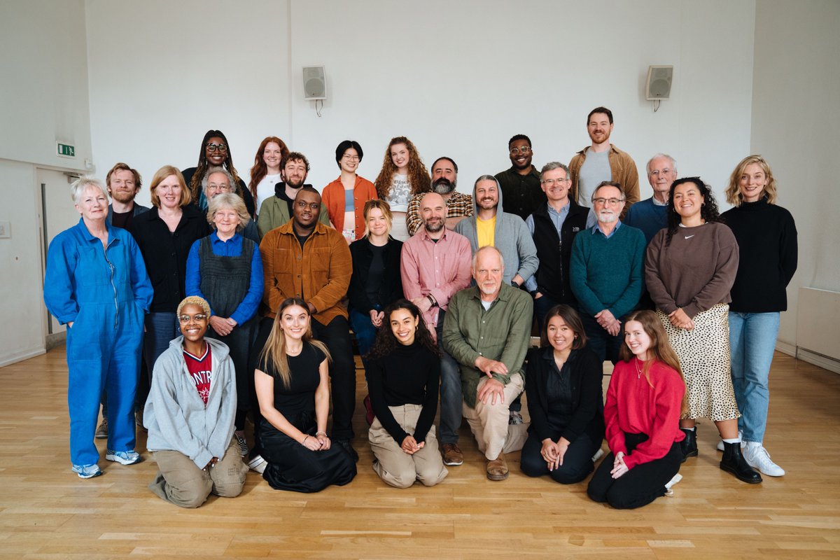 Photo: The West End company of The Crucible assemble for their first day of rehearsals whatsonstage.com/london-theatre…