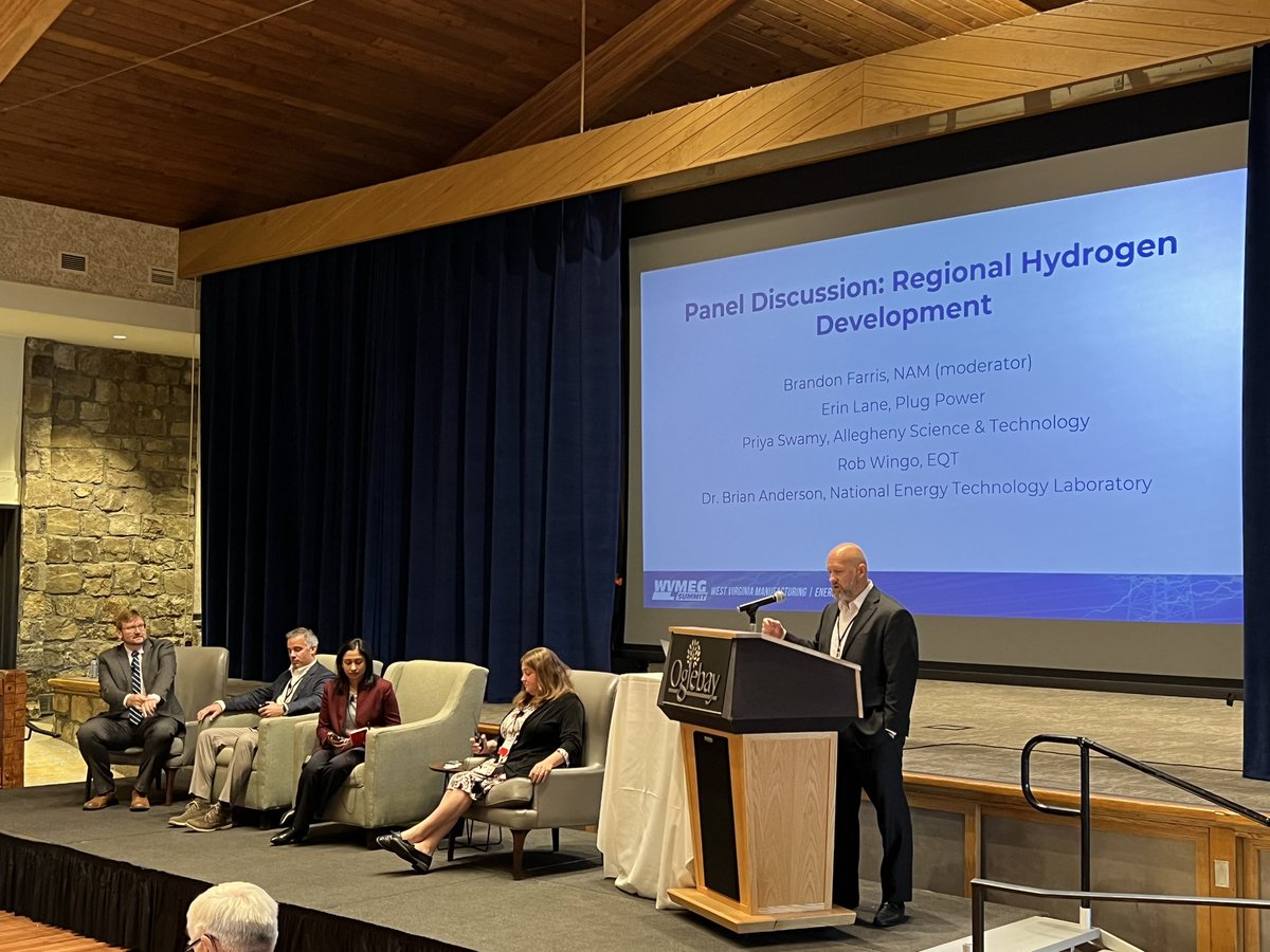 wvmanufacturers's tweet photo. WV is poised to play a big role in hydrogen development. Our state and federal leaders are working hard to recruit hydrogen players to the Mountain State. #wvma #wvmegs https://t.co/sNBxePGdYH