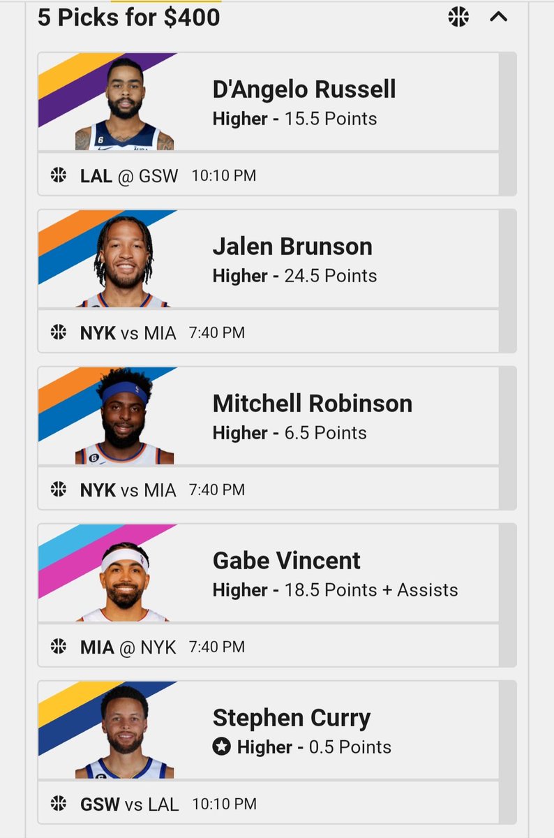 PapaZirk's tweet photo. HAD TO DO IT! Locked in Curry special (read my other tweet) for a 5 pick. Redemption for the Brown sell! I like these projections with or without Randle/Butler playing. Other picks tonight. @Zirksee 
  Code ZIRK matches your first deposit up to $100 :) https://t.co/qSx0Z5cmGQ https://t.co/XUfdzjW9I6