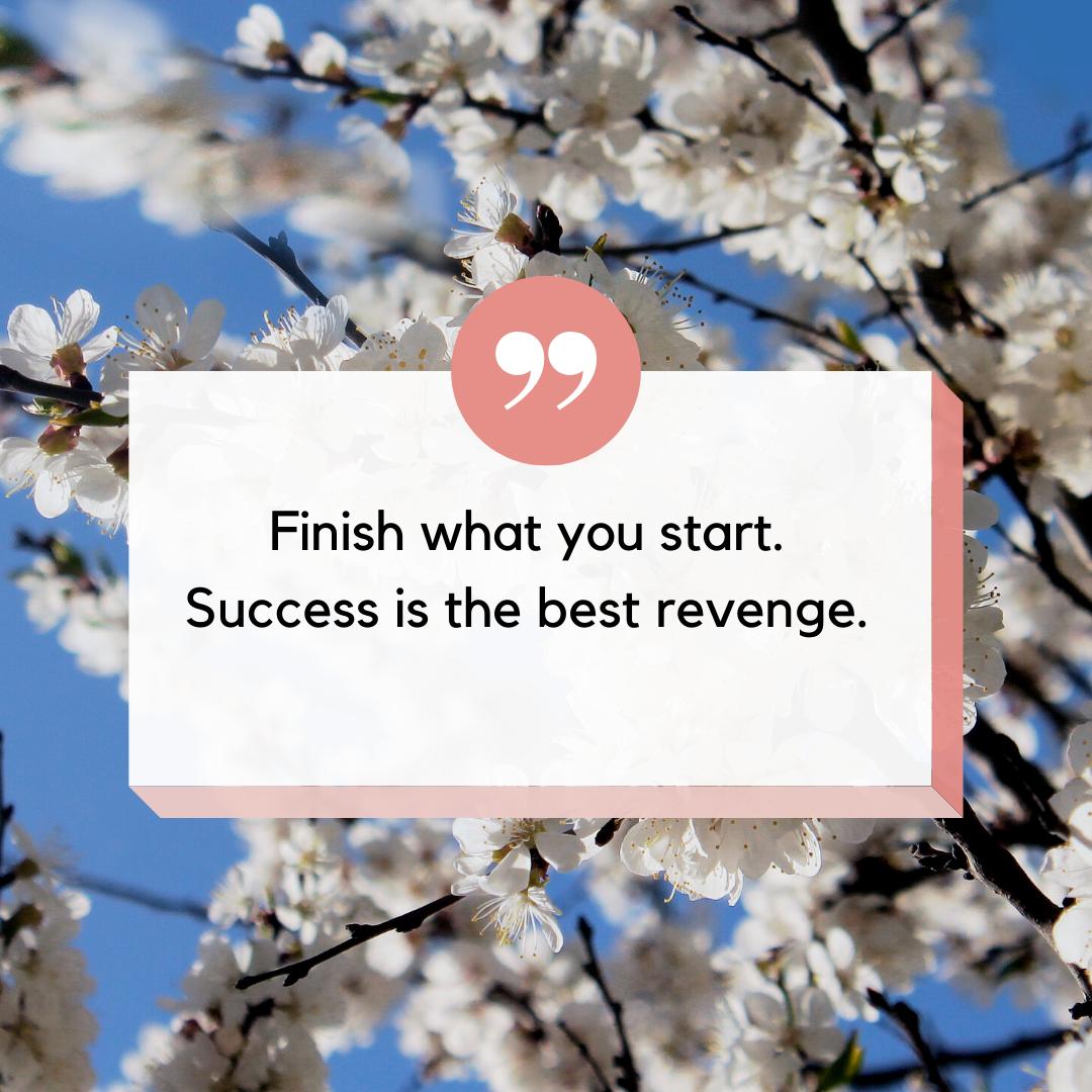 fionaby's tweet image. Don&apos;t let setbacks or naysayers stop you from achieving your goals. Use their negativity as motivation and keep pushing forward until you reach the finish line. Success is the ultimate revenge. Stay focused, stay determined, and keep hustling! #FinishWhatYouStart #SuccessIsThe...