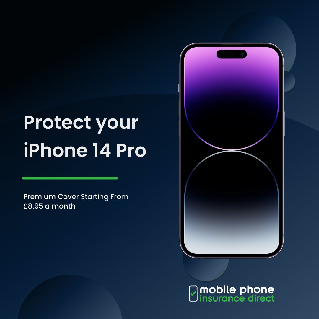 MPID_UK's tweet photo. Insure your iPhone 14 Pro  128GB with peace of mind and unbeatable value with mobilephoneinsurancedirect. Starting at just £8.95* a month. Don't wait, get started today!

#tech #phoneinsurance #phone #Apple #iphone14pro #protection #mobile https://t.co/bJMrKnI66K