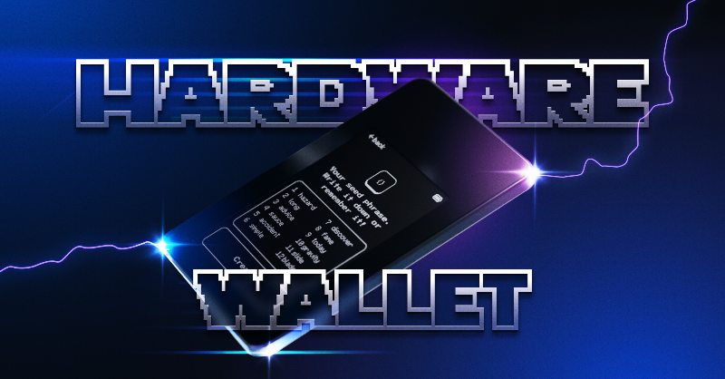 😎 If you’re serious about #crypto, you need a hardware wallet. 

Hardware wallets let you control your own private keys, giving you full ownership and control of your funds.

Follow us to learn more ⤵️
