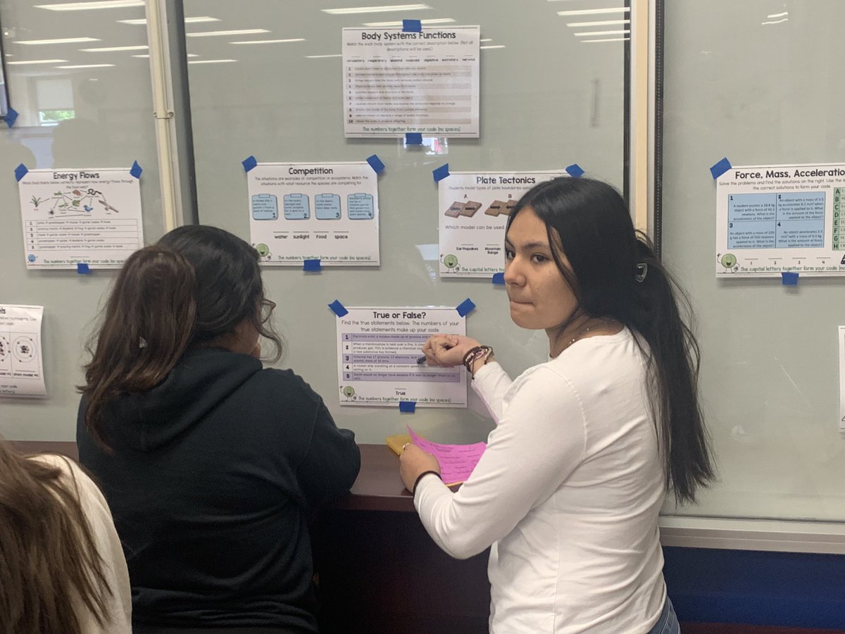 TempleISD's tweet photo. Turning review sessions into games is a great way to learn. Eighth-graders at @BonhamTISD are using lessons based on games like The Amazing Race and Jeopardy. So grateful for our creative staff and teachers. #TempleISDProud https://t.co/FdWSI0Jjej