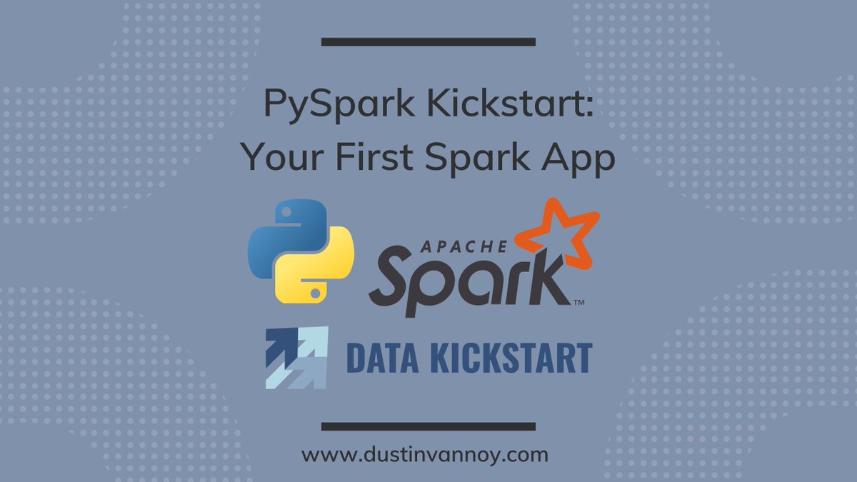 New video in my free course! Get hands on with PySpark to build your first #ApacheSpark application.

youtube.com/watch?v=9QvMSi…