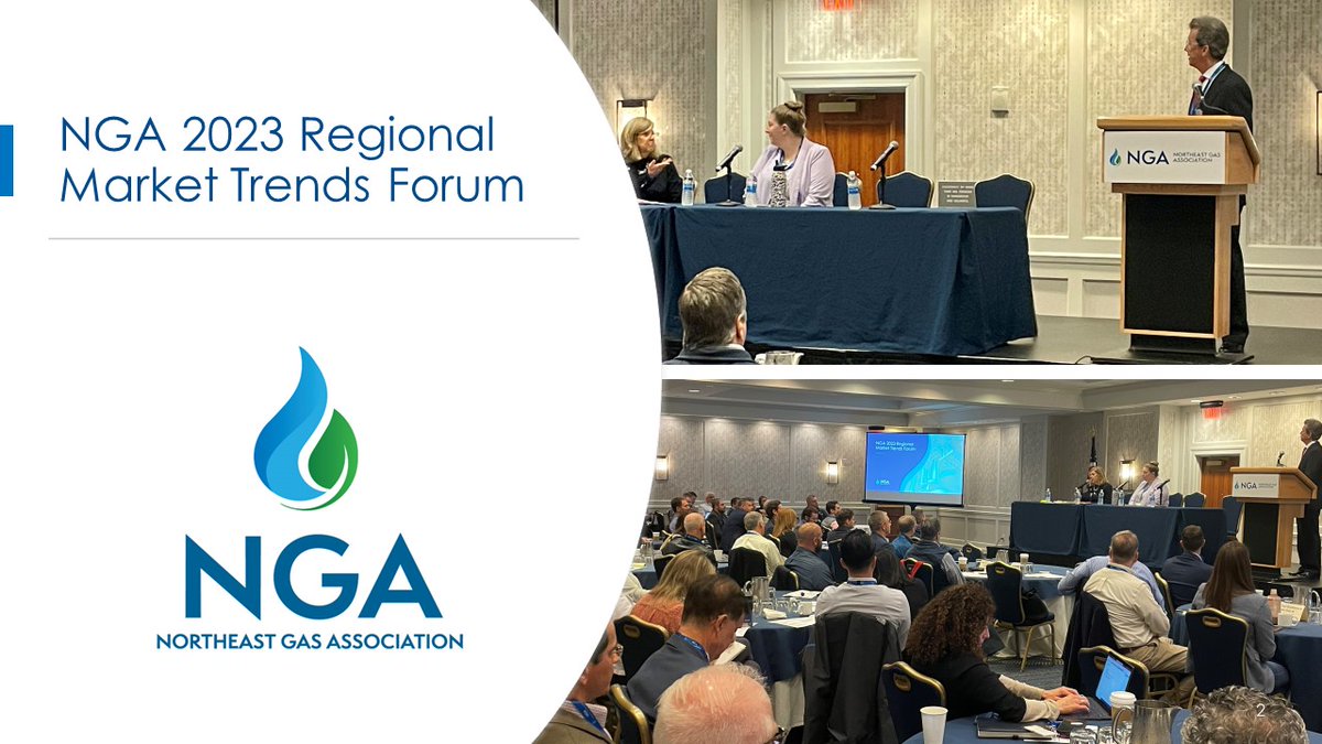 Great start to Regional Market Trends Forum this morning. Insightful opening discussion w/ Diane Burman &amp; Marissa Gillett on the state of regulatory policy &amp; future of the energy industry. 
#cleanenergyfuture #naturalgas #thoughtleadership