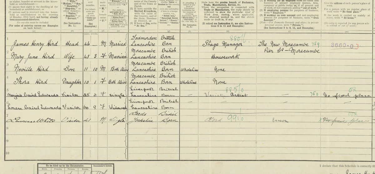 LancsArchives's tweet photo. Welcome to #localhistorymonth
Why not visit #LancsArchives #LancsLibraries and discover more about Lancashire through free access to the #1921census You never know who you might find...like this famous Dame living in Morecambe... https://t.co/CiocmDrBg8