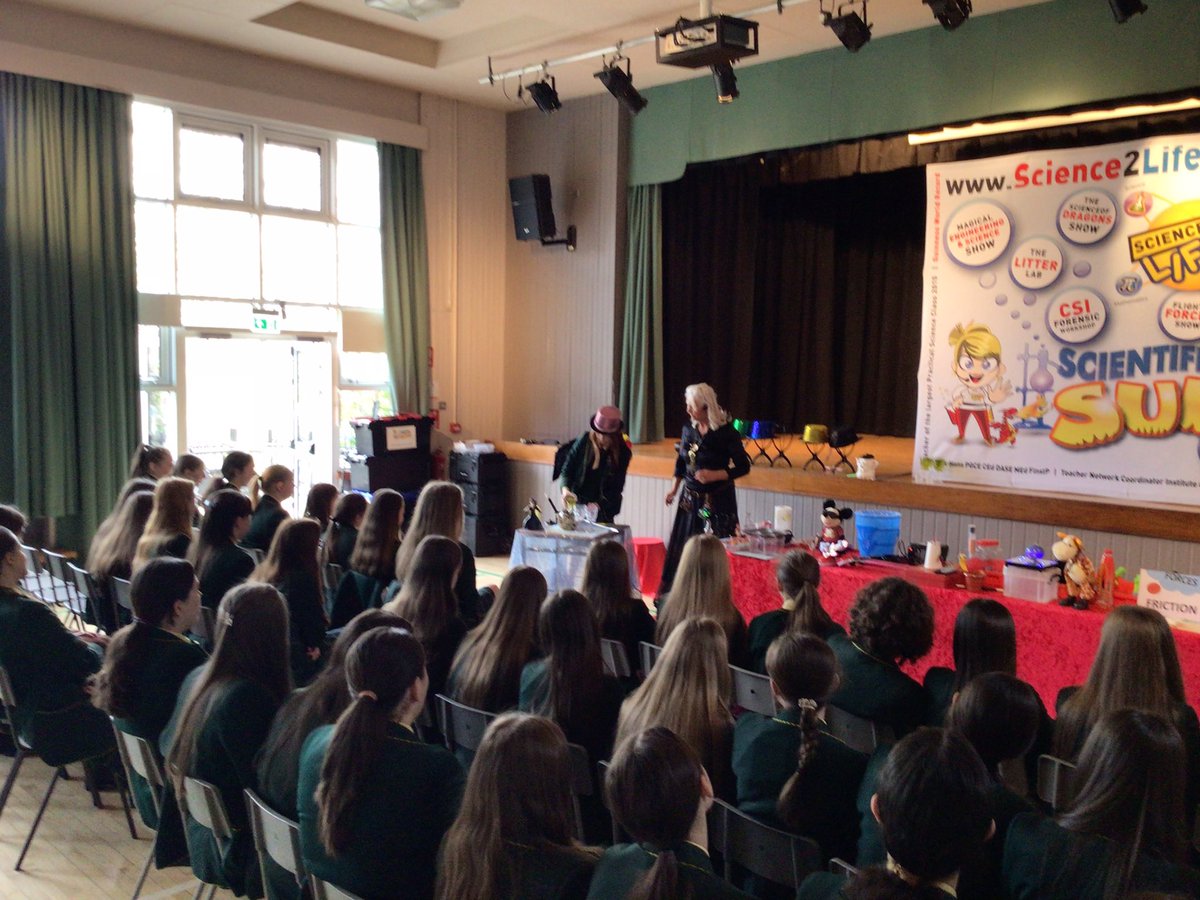 StCatsScience's tweet photo. Huge thanks to @scientificsue for entertaining our Y9 pupils today with her Science magic show. There were some excellent volunteers to take part in the various Chemistry &amp; Physics based tricks and lots of fun was had! https://t.co/wZMUpp85mF