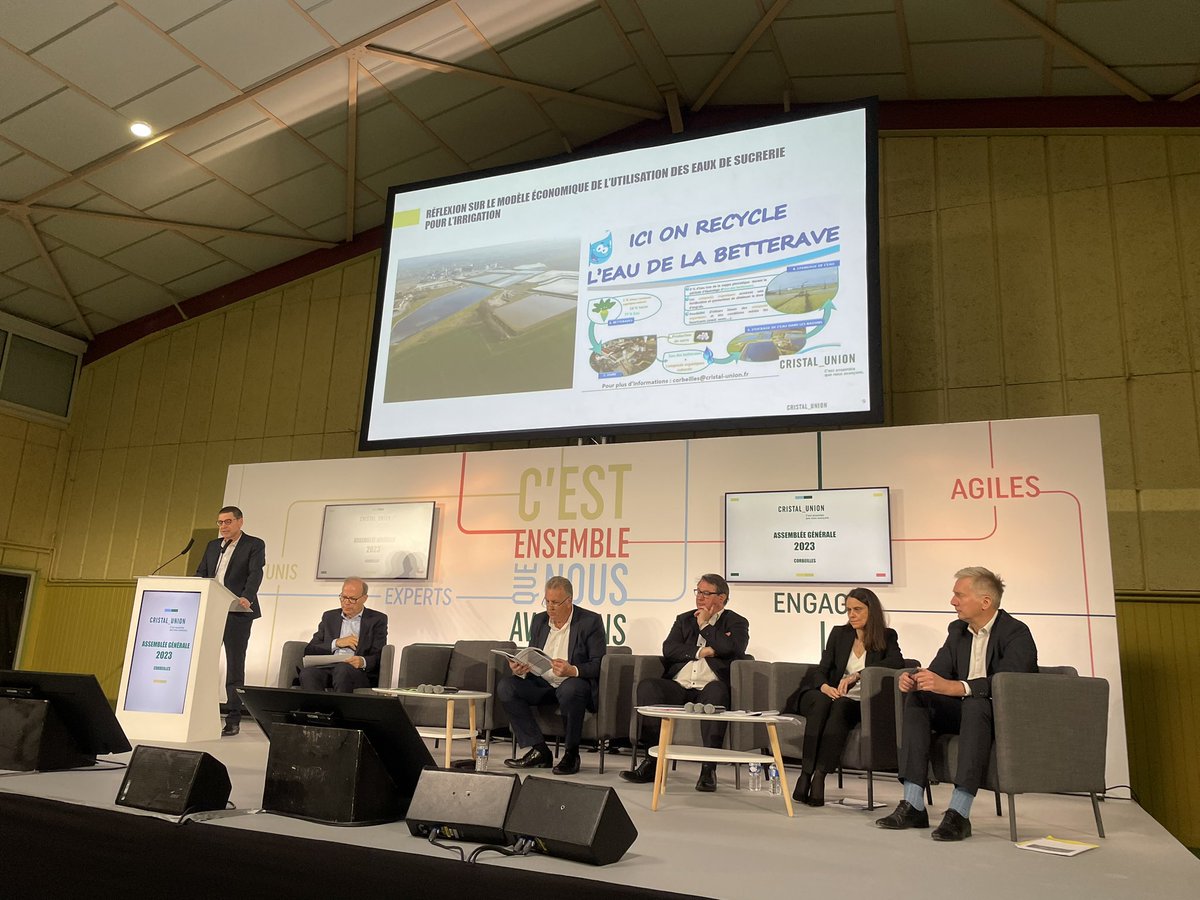 AG <a href="/Cristal_Union/">Cristal Union</a> de la section de Corbeilles-en-Gâtinais.
Une année hors normes qui a révélée nos dépendances. 
La transformation de la Betterave en sucre sur nos territoires répond aux objectifs de souveraineté, du maintien de nos industries, d’économie circulaire.