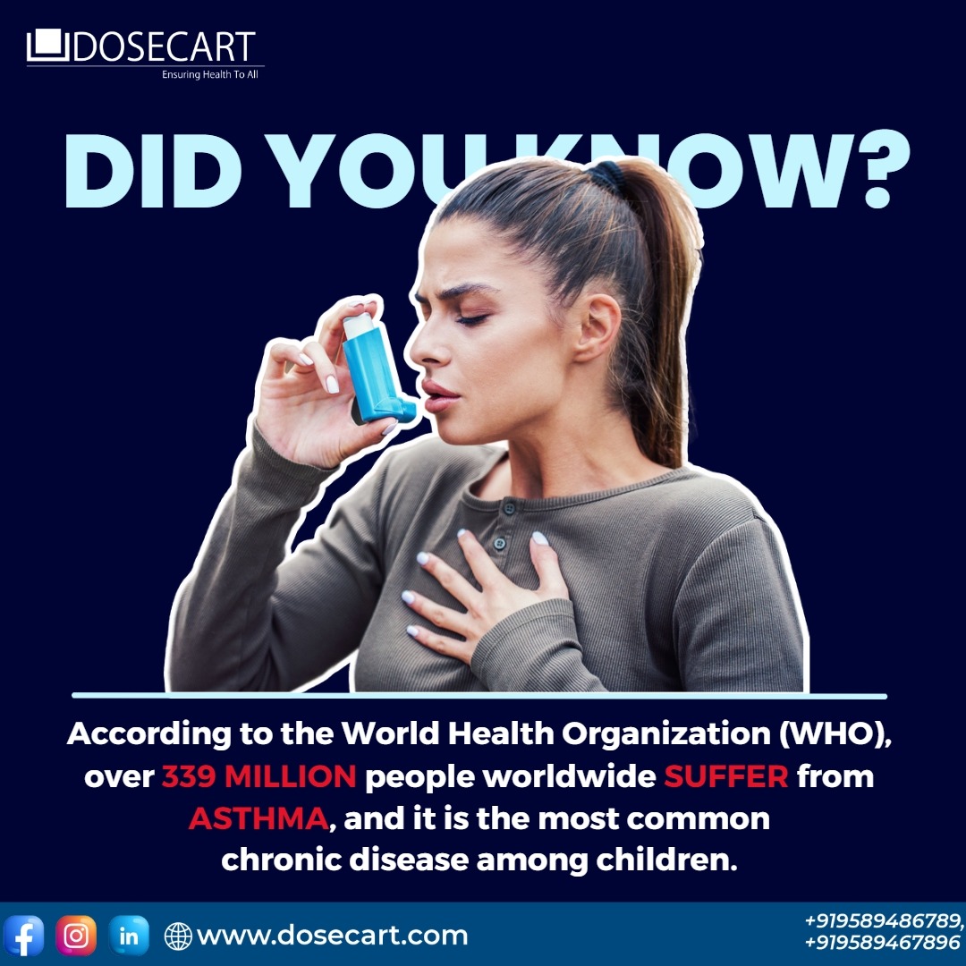 DoseCart's tweet photo. ⚠️It's World Asthma Day! Let's breathe easy and spread awareness about this chronic respiratory disease that affects millions worldwide. 

#worldasthmaday #asthmaproblems #asthamaawareness #onlinepharmacy #onlinepharmacyby  #followusformore #amazingbenefits  #trendalert https://t.co/PgU7hWcNIw