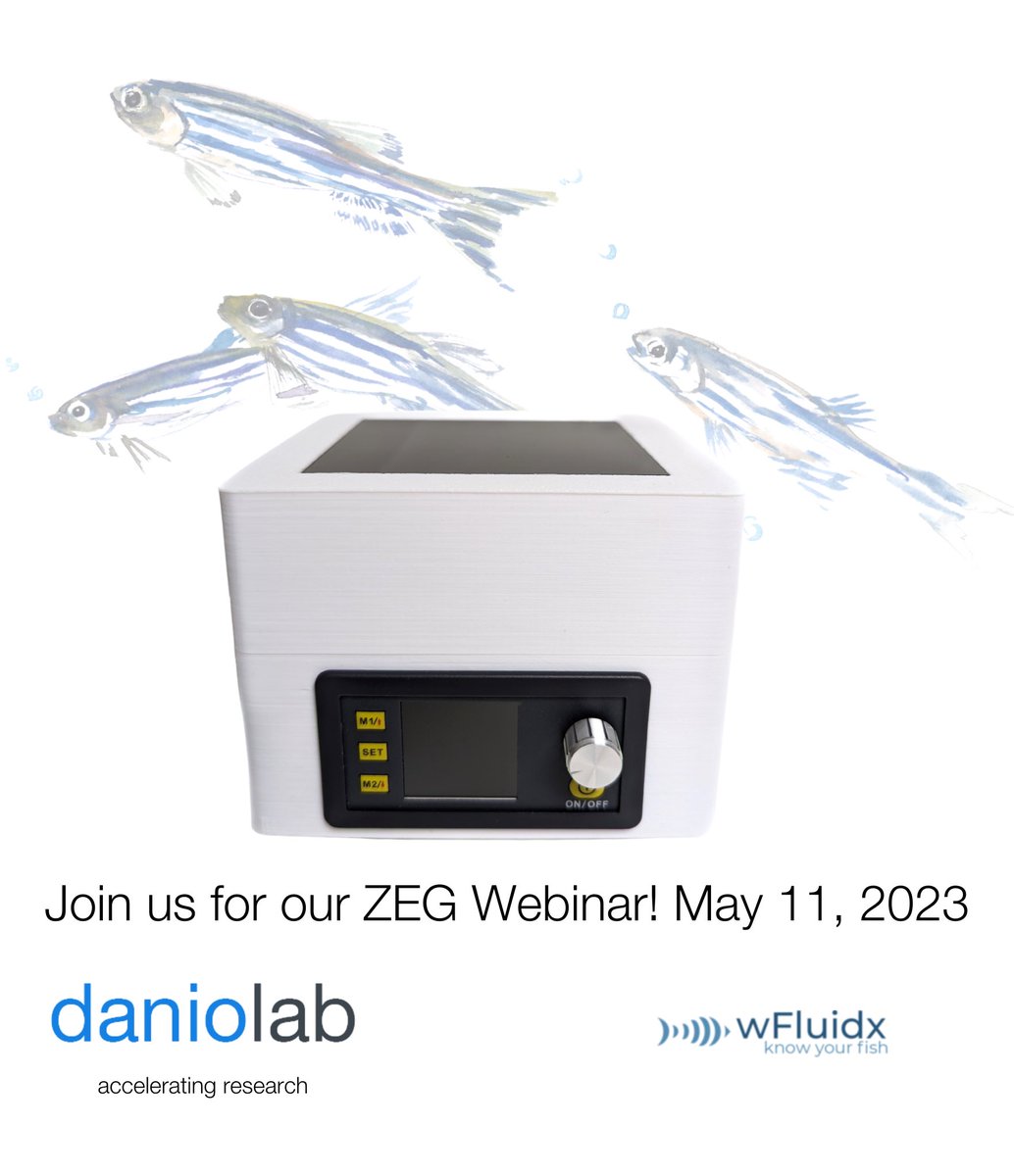 daniolabs's tweet photo. This May, Danio Lab highlights the ZEG - Zebrafish Embryo Genotyper, which assists users genotyping Zebrafish at 72hpf. Join us on Thursday, May 11th, at 1pm Eastern/10am Western for a webinar and Q&amp;A session to learn about the ZEG. https://t.co/5kuaOgN9Uk https://t.co/IyNZsrVSbB