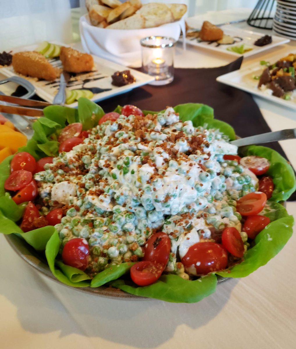 Clinkerdagger's tweet photo. Start the week off light with something refreshing with our signature Broadway Pea Salad!

.

.

.
#clinkerdagger #spokanefood #spokane #eats #spokanewa #spokanelife https://t.co/s8uIeM4Nyz