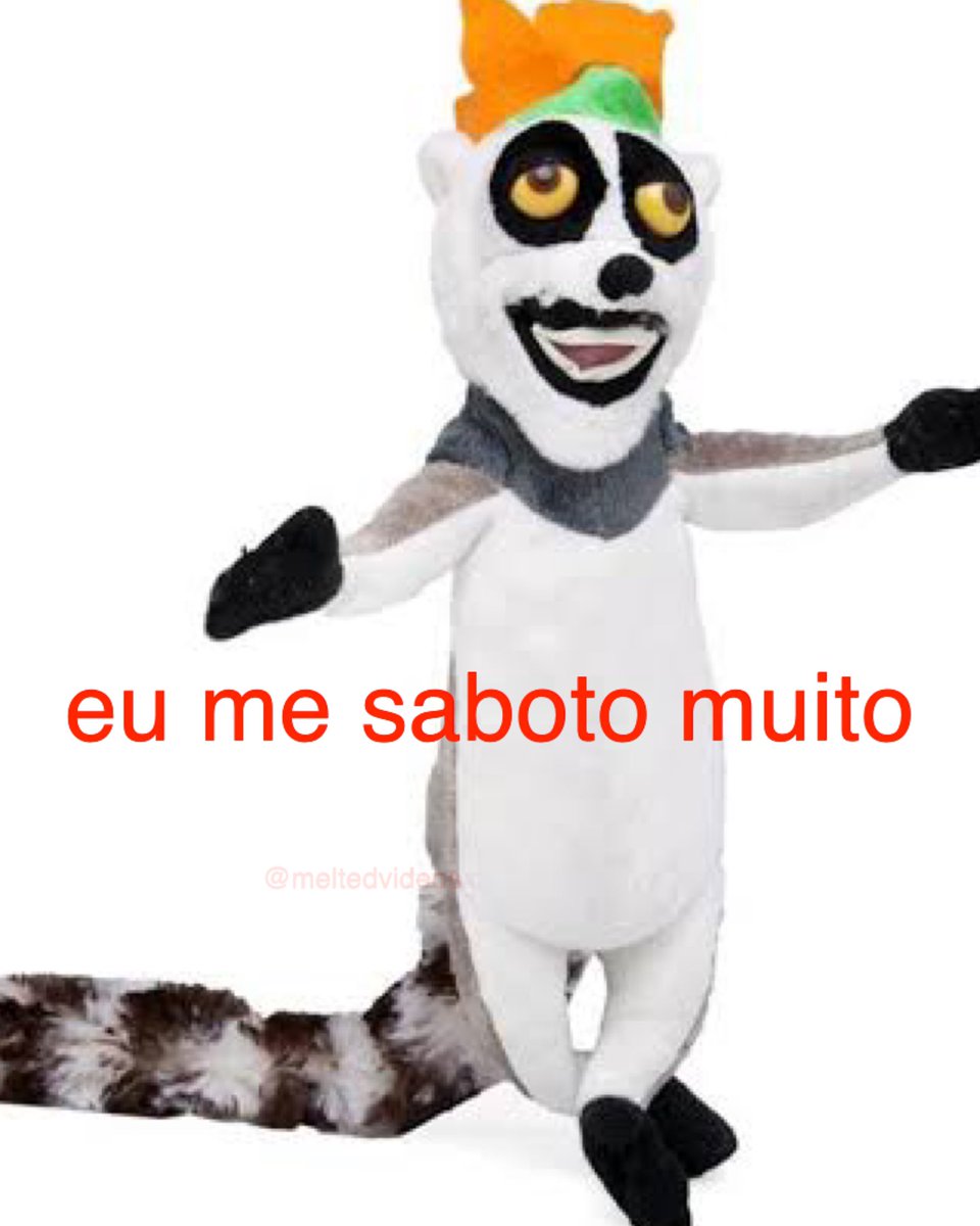 meltedvideos's tweet photo. me sinto o rei julius da auto sabotagem https://t.co/uejbMhvdzA