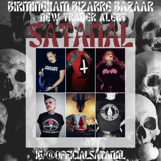 ✨✨✨NEW TRADER ALERT✨✨✨ JOINING US FOR MAY IS THE WONDERFUL AND BRILLIANTLY NAMED SATANAL. Check them