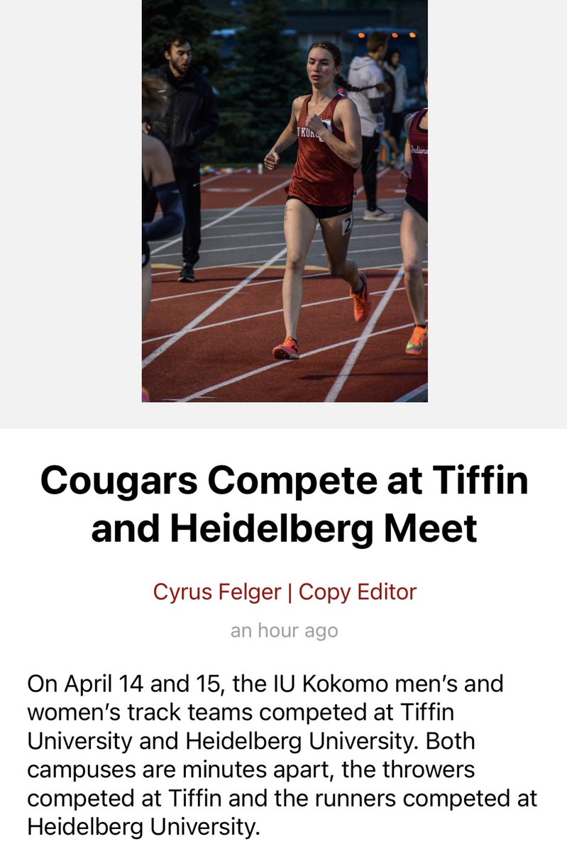 Cougar Track and Field have had an excellent season! Check out more on our website!