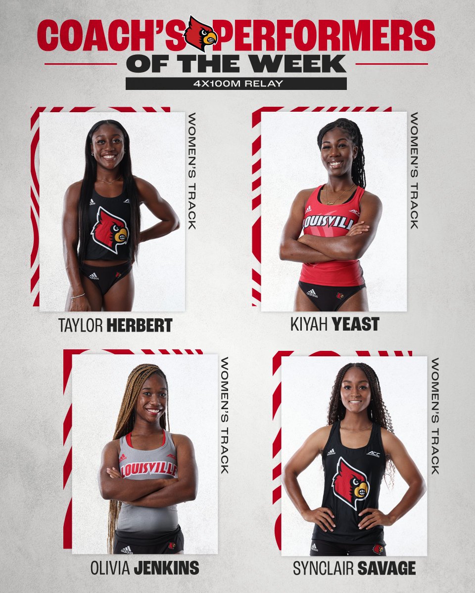 Some big time performances on our home track!

⭐️ Grigoris Nikolaou
⭐️ Soledad Jean
⭐️ Sterling Warner-Savage
⭐️ W. 4x100m Relay

... are Coach's Performers of the Week. 

#GoCards