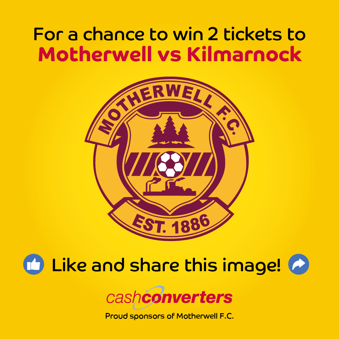 Calling all football lovers! ⚽️

As part of our sponsorship of <a href="/MotherwellFC/">Motherwell FC</a>, we have TWO tickets up for grabs for this weekend's game against Kilmarnock.

To enter, like, retweet this post, and follow our Twitter page. Winner announced 5th May.