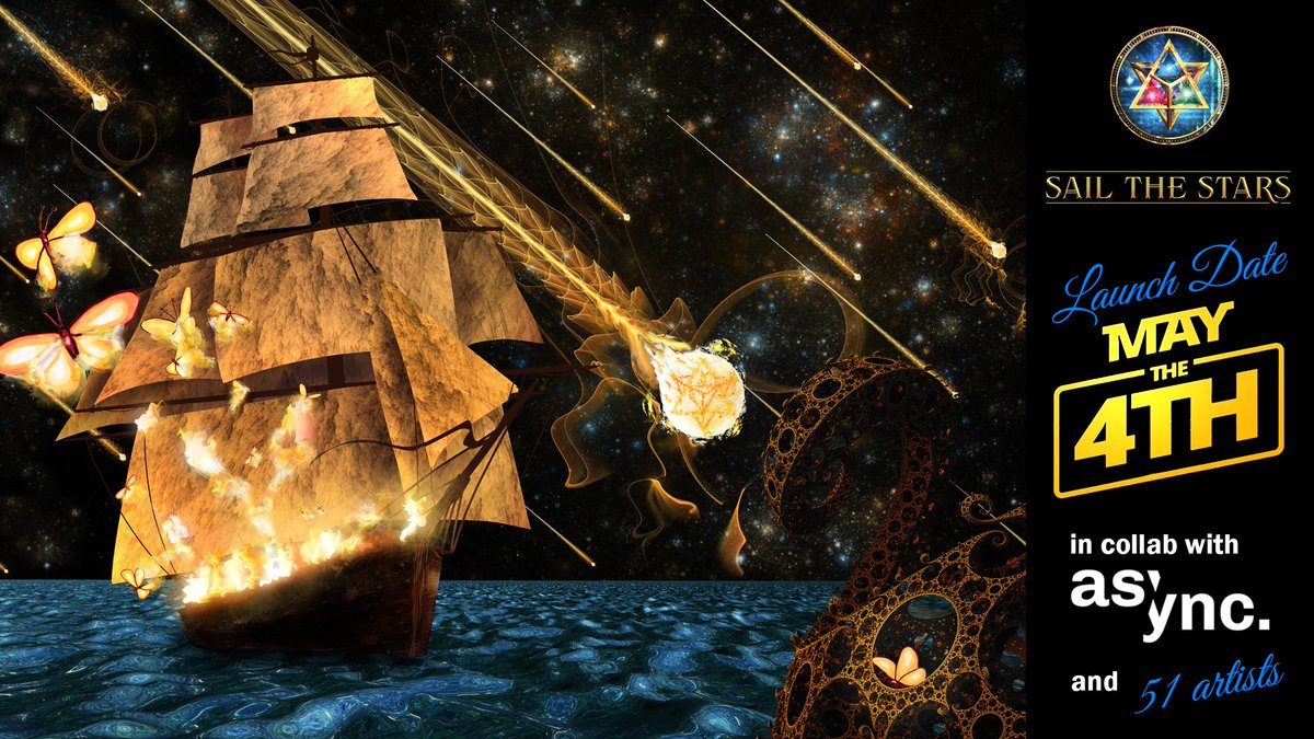 It's finally happening!! ⚓️🚀

#0000 has been minted. Public sale on May the 4th! 🌌

I really really cannot wait to see all the incredible combinations in this grand, epic adventure of a project!

Check to see if you're on the allowlist here:
async.market/blueprints/63e…