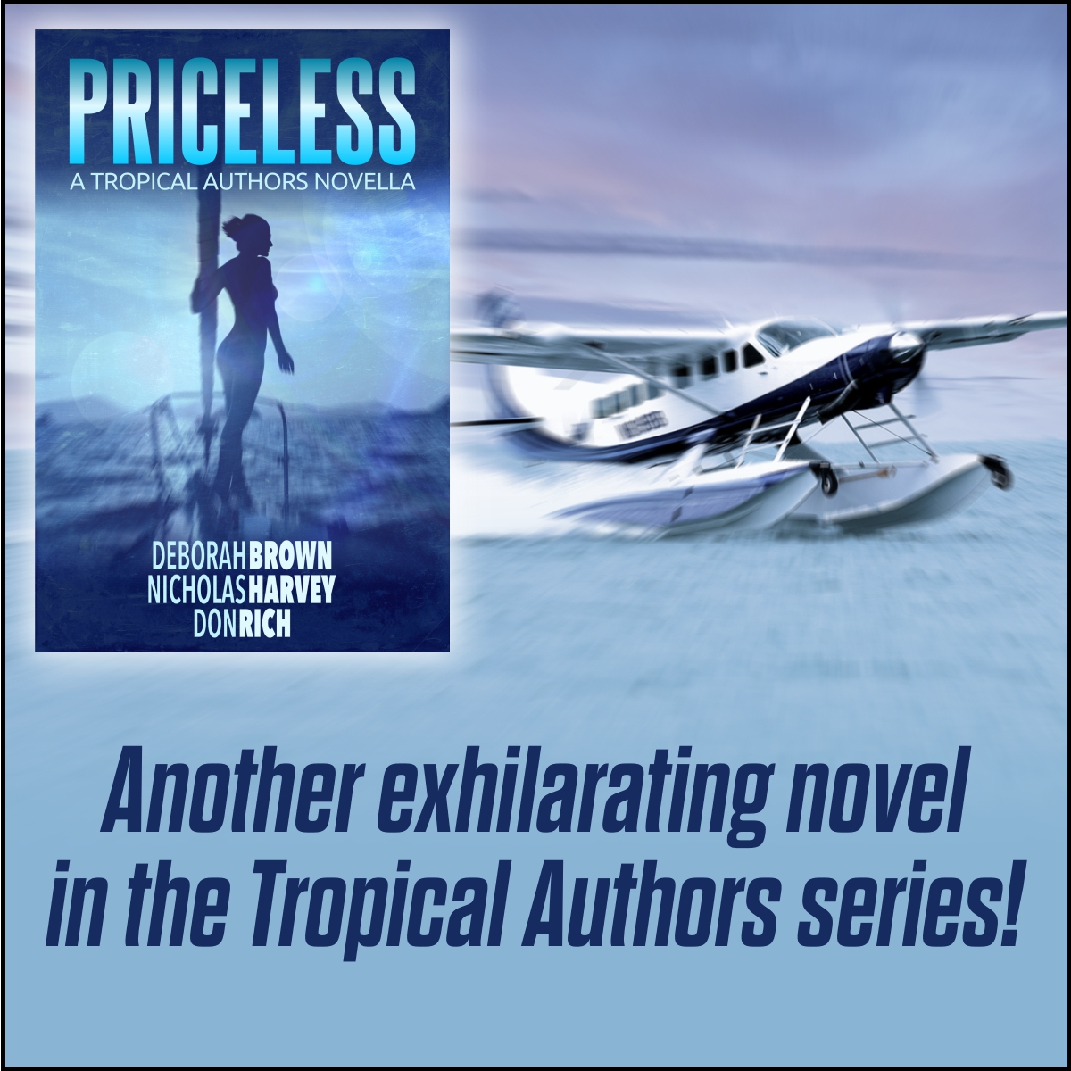 tropicalauthors's tweet photo. #NewRelease! The latest #book in the Tropical Authors "Less is More" series is here! "Priceless" just landed, from authors @debbrownbooks, @DonRichBooks, and Nicholas Harvey. Get it  now at the special release price of #99cents! https://t.co/S0fJbsk26B https://t.co/yy5Z8RT1vv