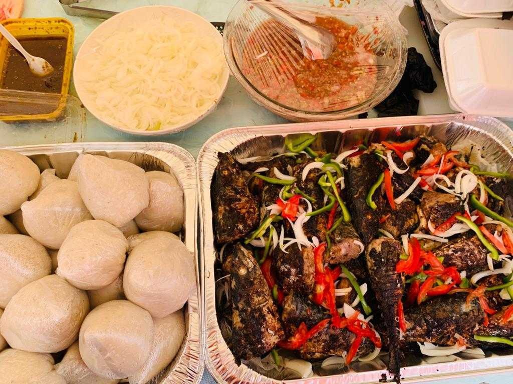 enijerestaurant's tweet photo. Yesterday's Banku party at Atinka TV was a blast!🎉🥳 Our team at Enije Restaurant had an amazing time sharing our delicious Banku with the crew and guests.🍲😋 We're thrilled to have been part of such a fun-filled event and can't wait to do it again soon! 

#enije https://t.co/3K1VDovjuD