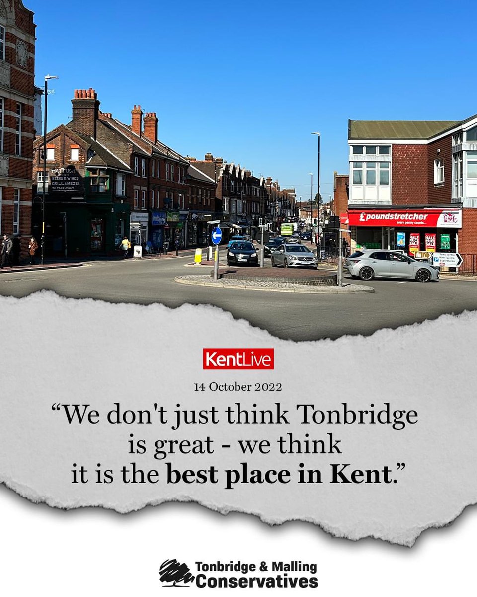 We're proud of where we live. Re-elect us on Thursday and we'll continue to deliver for communities that are the best in the UK, not just Kent❗️
