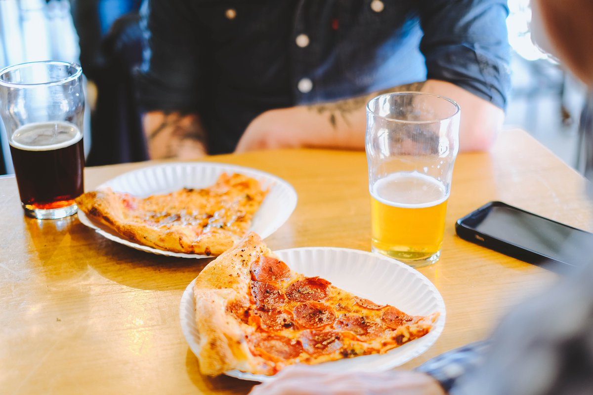 LandGrantBeer's tweet photo. We're also excited #Columbus voted us as the city's Best Drinking Patio &amp; Best Bar in Franklinton again, AND showed love for our partners:
🍗 @rayrayshogpit: Best Food Truck + Best BBQ
🍕 @LateNightSlice: Best Traditional Pizza + Best Place for Late Night Eats

Cheers! #ColumBEST https://t.co/P6hHKsjtnt