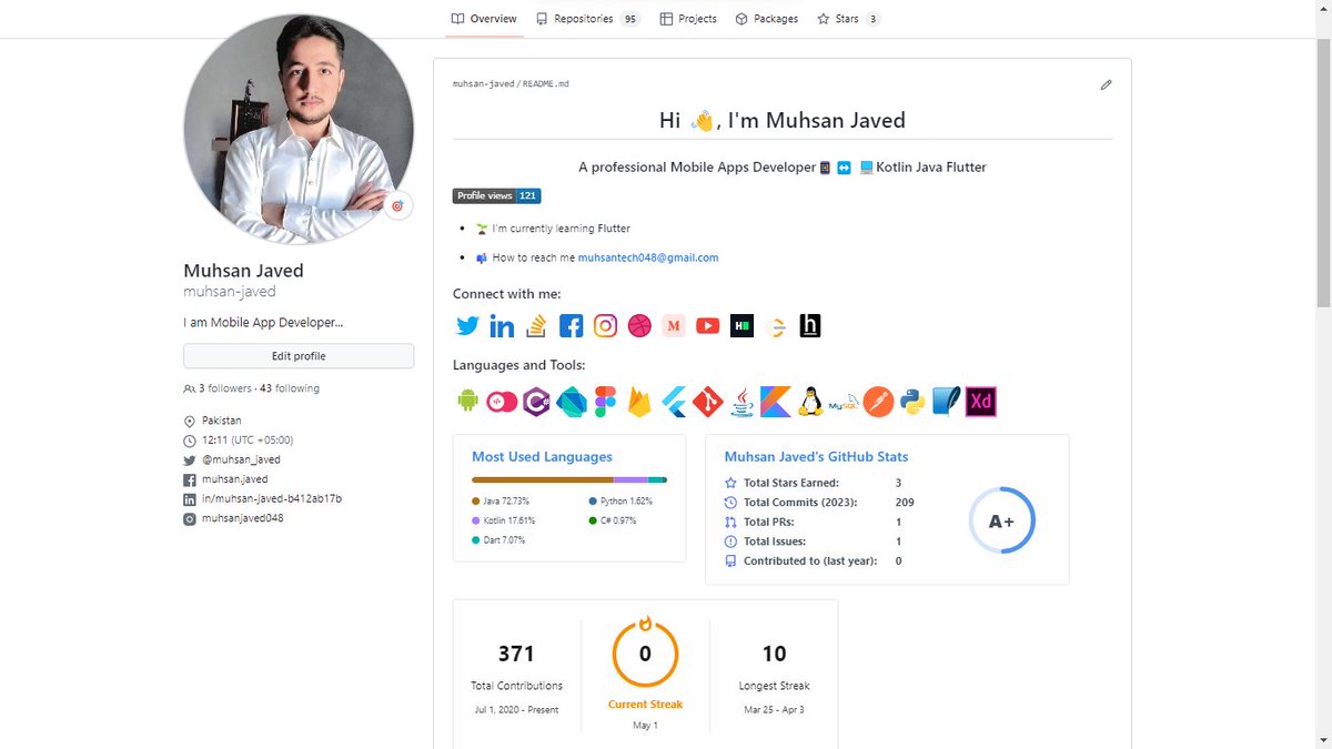 muhsan_javed's tweet image. My GitHub Profile

#github #Git #githubprofile #profilepic #Profile