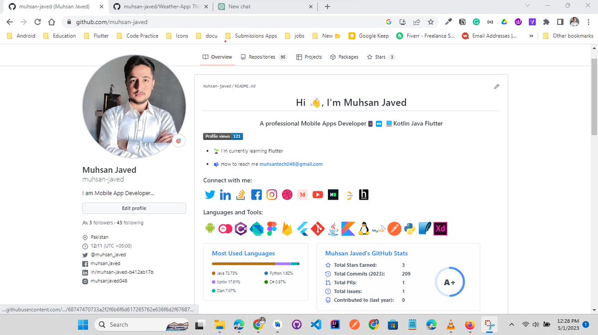 muhsan_javed's tweet image. My GitHub Profile

#github #Git #githubprofile #profilepic #Profile