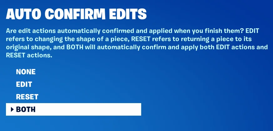 Check out the new 'Auto Confirm Edits' setting with today's update and let me know what you think! The team is hoping this makes editing and resetting edits feel faster and easier on all inputs.