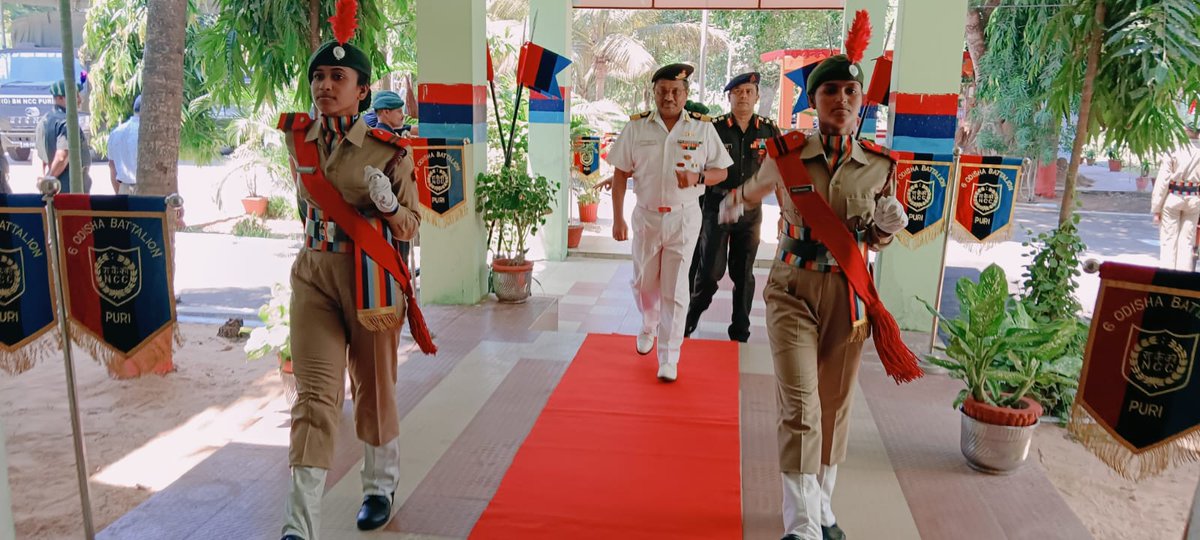 NCCDteOdisha's tweet photo. #NationalCadetCorps
Cmde J Suresh, Dy DG, NCC Dte Odisha, visited 6 Odisha Bn NCC today. 
@GovernorOdisha 
@Naveen_Odisha
@HQ_DG_NCC
@DHE_Odisha https://t.co/buFCiF6YsF