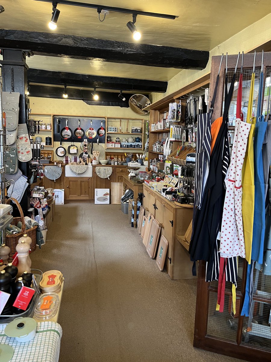 MILERHS's tweet photo. Something about a good old cook shop jammed with stuff #KitchenCupboard #Ledbury #Herefordshire https://t.co/c8U97Hjw9a